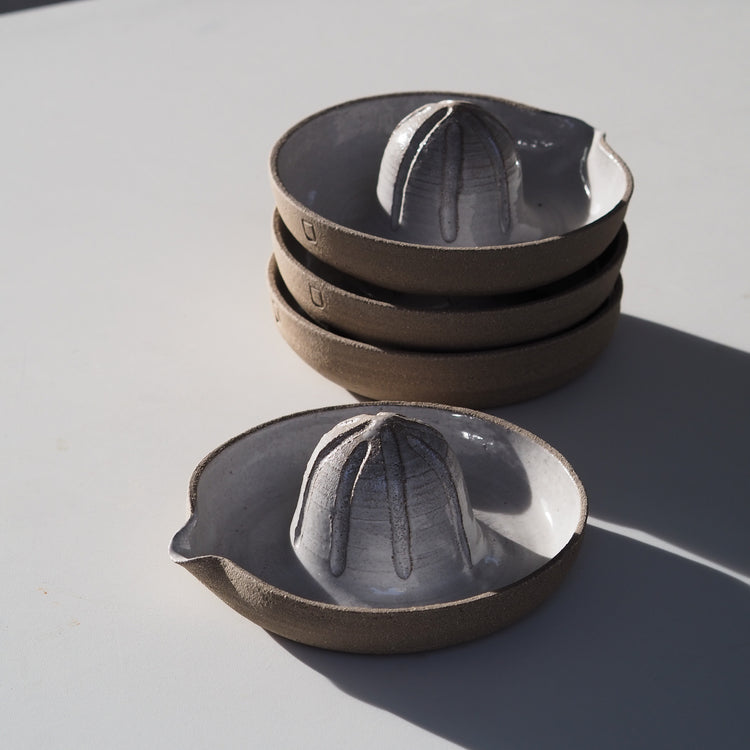 PRESSE AGRUMES GRIS BLANC Ø16CM