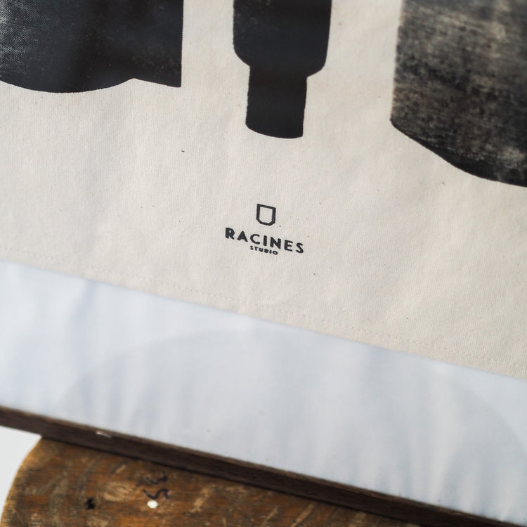 TOILE SERIGRAPHIÉE À LA MAIN