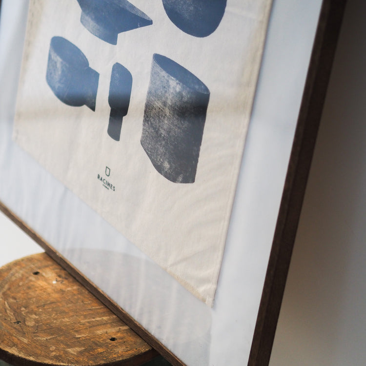TOILE SERIGRAPHIÉE À LA MAIN