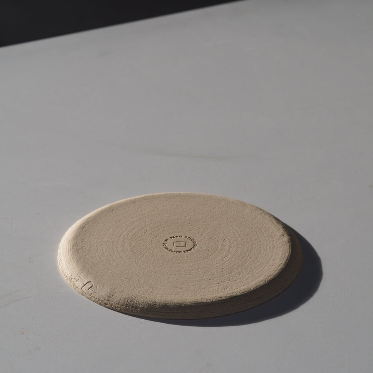 ASSIETTE PLATE SABLE TRANSPARENT Ø20CM