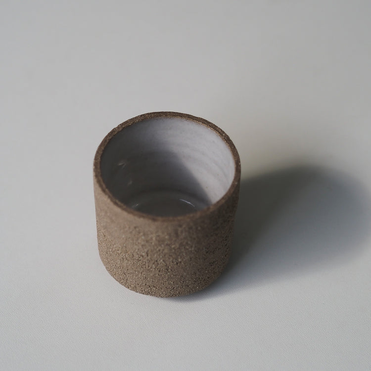 GOBELET EXPRESSO GRIS BLANC Ø6CM