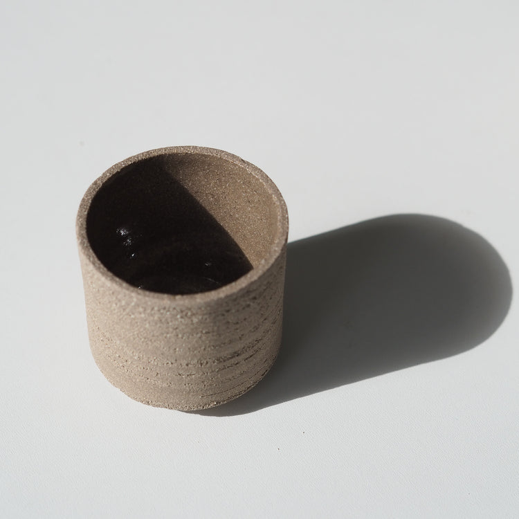GOBELET EXPRESSO GRIS TRANSPARENT Ø6CM