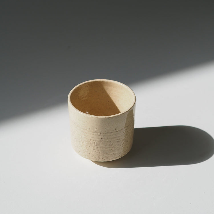 GOBELET MOYEN SABLE TRANSPARENT INTEGRAL Ø7CM