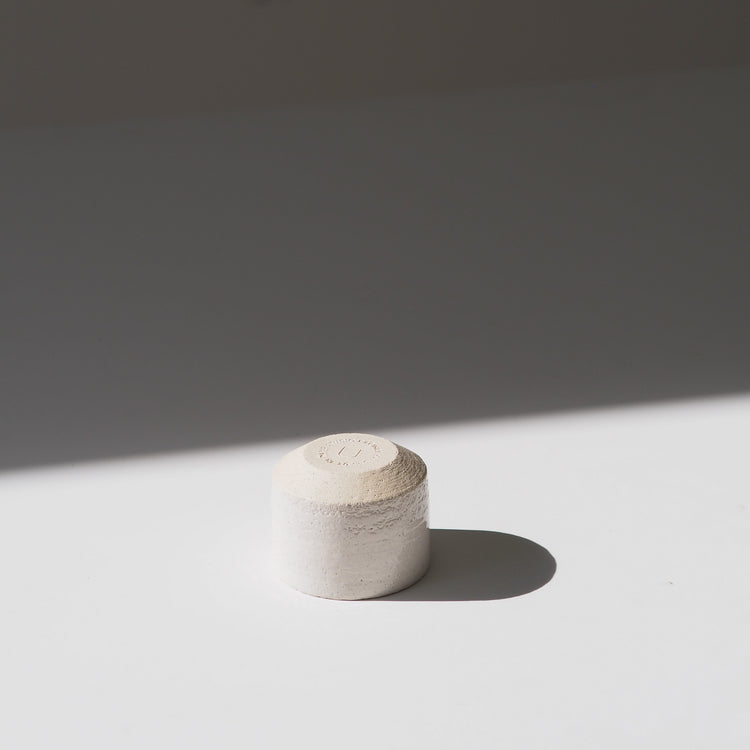 GOBELET PETIT SABLE BLANC INTÉGRAL Ø7,5CM