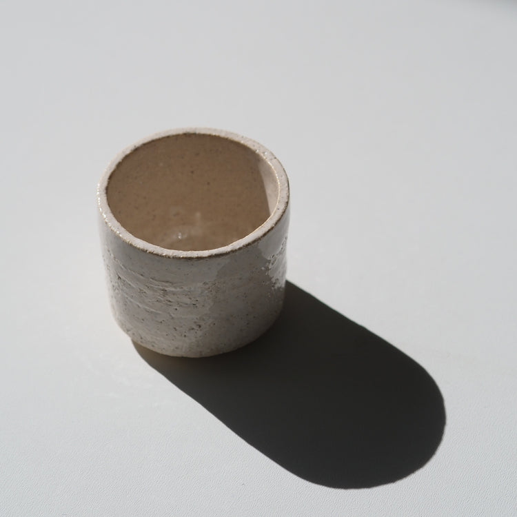 GOBELET RISTRETTO SABLE BLANC INTÉGRAL Ø5CM