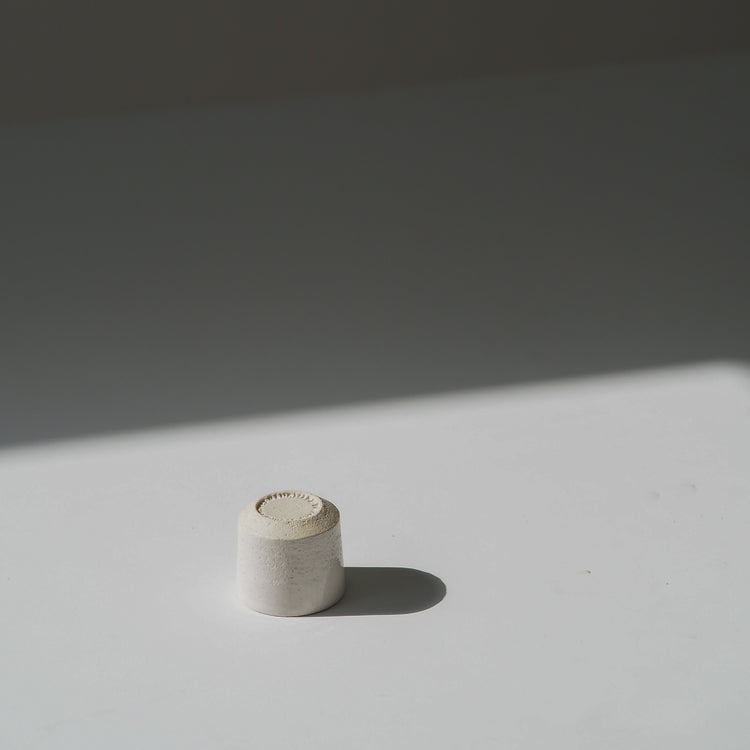 GOBELET RISTRETTO SABLE BLANC INTÉGRAL Ø5CM