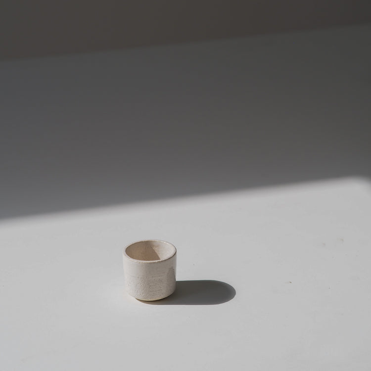 GOBELET RISTRETTO SABLE BLANC INTÉGRAL Ø5CM