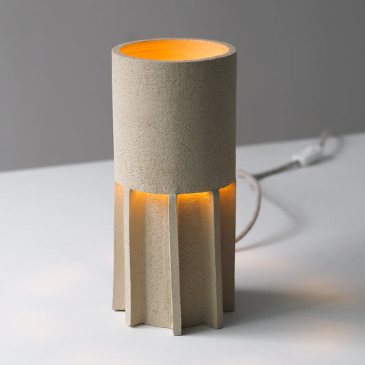 LAMPE SUR PIED FINE SABLE TRANSPARENT Ø13,5CM
