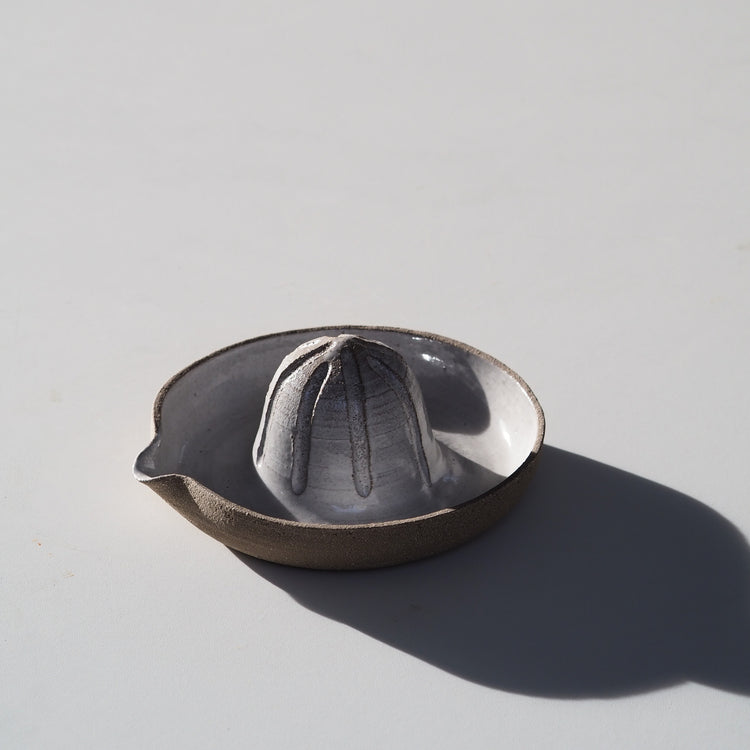 PRESSE AGRUMES GRIS BLANC Ø16CM